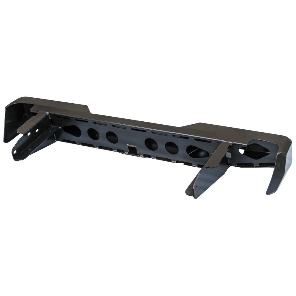 Бампер РИФ задний Nissan NP300 до 2010 (кузов 1400 мм) с квадратом под фаркоп и фонарями