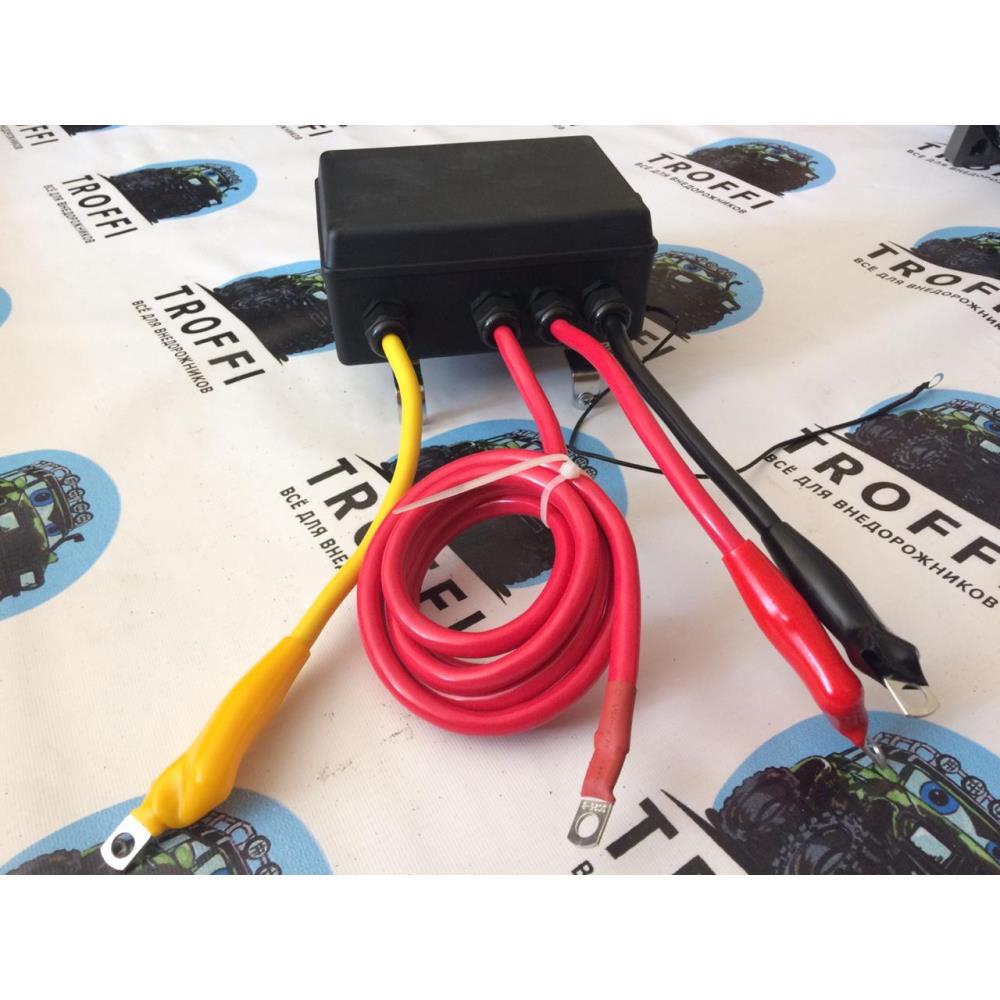 Лебёдка электрическая 12V Electric Winch 12000 lbs 5443 кг (влагозащ., сталь, ролик. клюз)