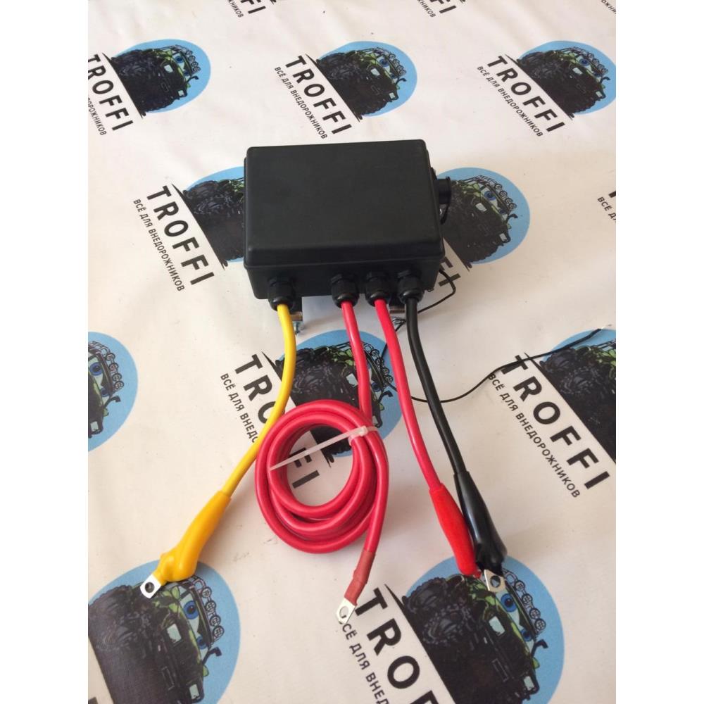 Лебёдка электрическая 12V Electric Winch 12000 lbs 5443 кг (влагозащ., сталь, ролик. клюз)