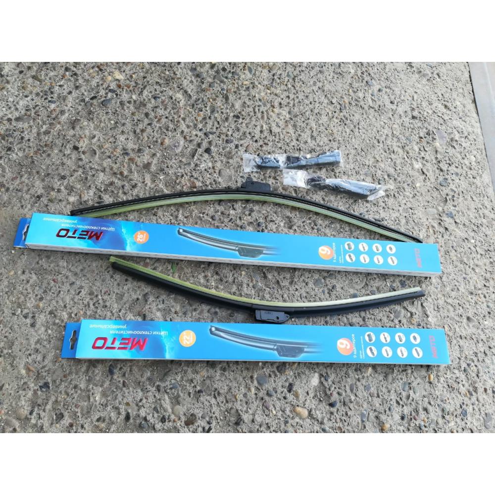 ЩЕТКА СТЕКЛООЧИСТИТЕЛЯ METO WB-610 БЕСКАРКАСНАЯ (9 АДАПТЕРОВ) 18"(450ММ)