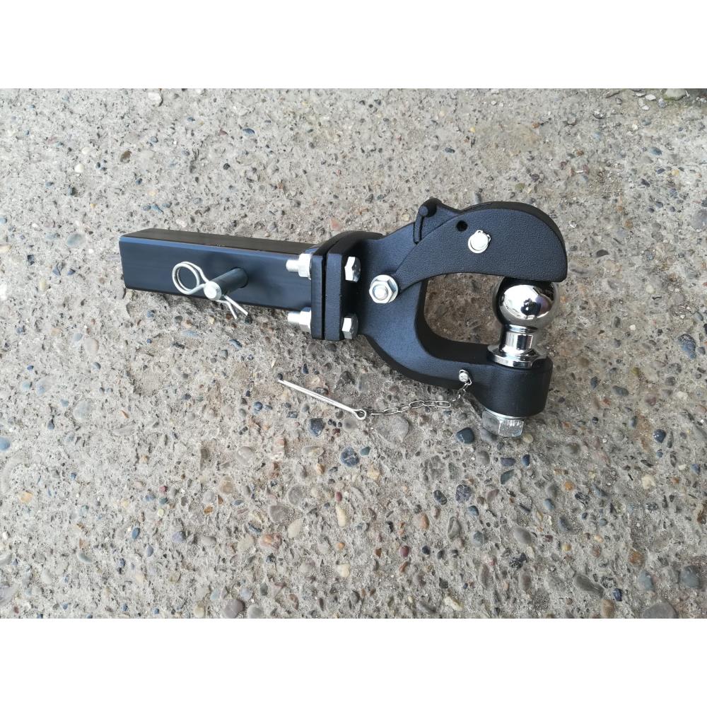 Устройство буксировочное съемное под квадрат 50x50 разборное (шар 50мм) черный