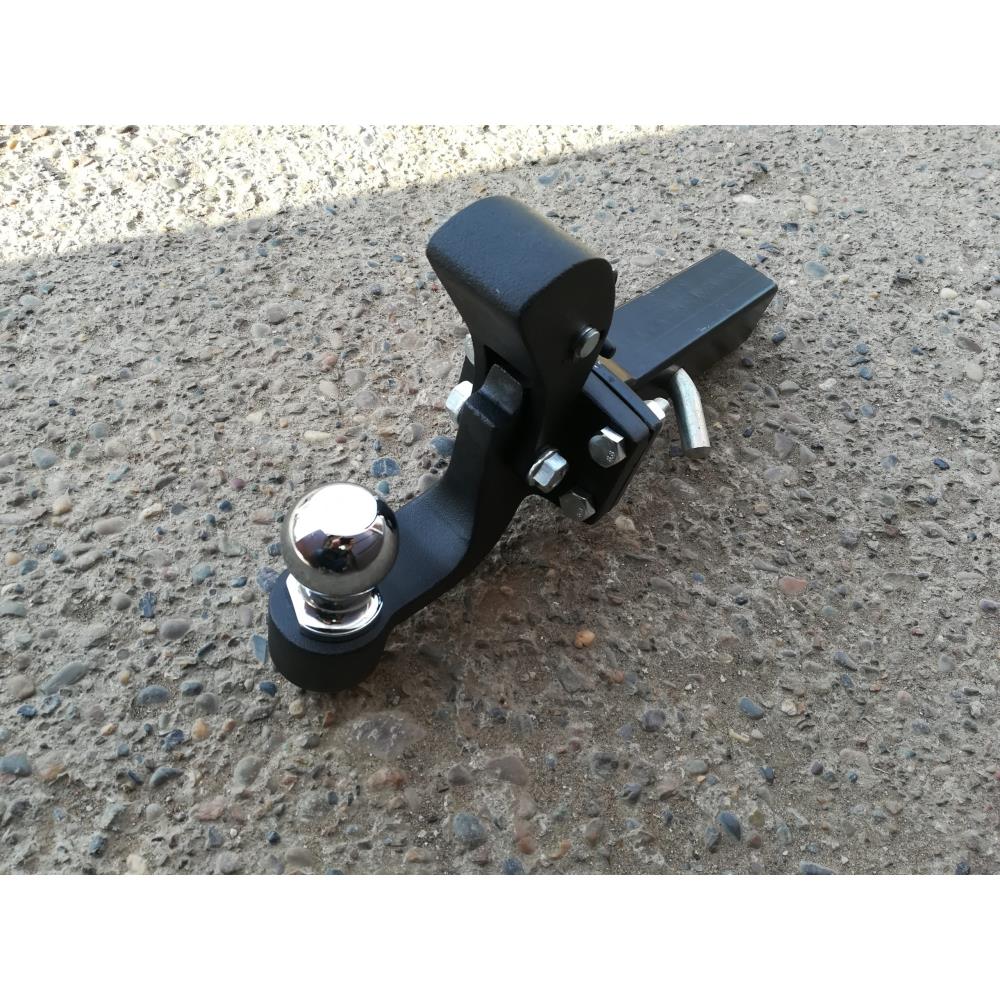 Устройство буксировочное съемное под квадрат 50x50 разборное (шар 50мм) черный